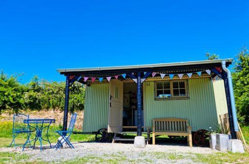 Pen Bryn Shepherd Hut Hay-On-Wye Exteriör bild